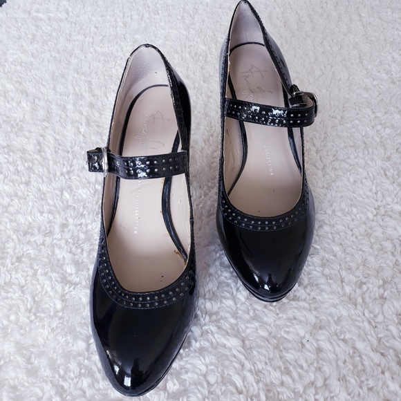 franco sarto patent leather shoes
